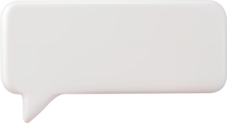 Naklejka premium 3d Chat bubble