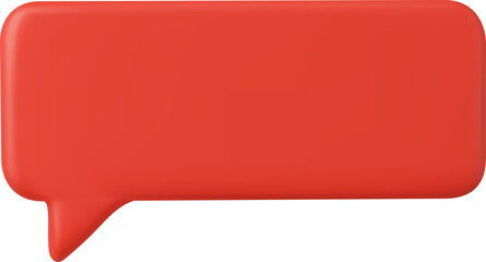 Naklejka premium 3d Chat bubble