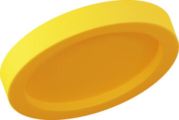 golden coin in different shape