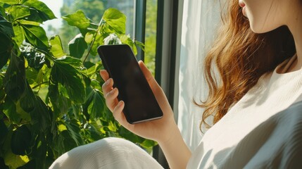 Voice messaging interaction modern home digital communication soft lighting closeup view ease of connection