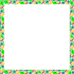 Cute Cartoon Animal School Border Frame