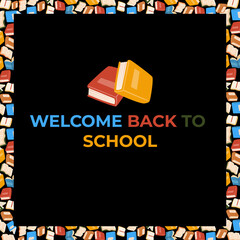 Back to School Editable Frame Template