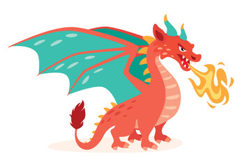 Cartoon Drawing Of A Dragon