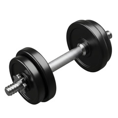 Fototapeta premium Black Dumbbell Fitness Weight for Workout