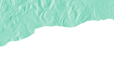 Minimalist abstract teal background with jagged dark silhouette shape isolated on transparent background