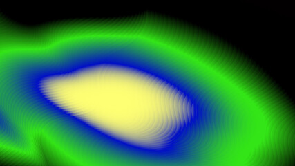 Abstract colorful background with smooth gradient waves of green blue and yellow for modern design