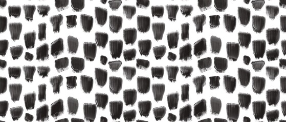 Seamless abstract geometric pattern. Background in black, white. Illustration. Lines, stains. Design for textile fabrics, wrapping paper, background, wallpaper, cover.