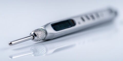 Precision tool with digital display for detailed measurement tasks in a modern workspace setting