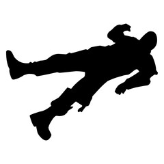 Action Pose Silhouette