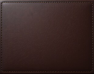 Embossed Leather Logo Mockup. Luxury Brand Texture