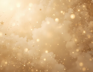Champagne Gold Spark Mist Minimal Background