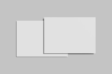 A5 Landscape Flyer Blank Mockup