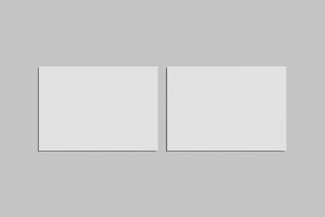 A5 Landscape Flyer Blank Mockup