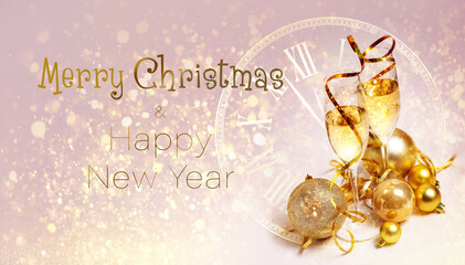 Merry Christmas and Happy New Year. Greetings