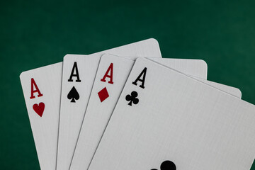 royal flush poker cards