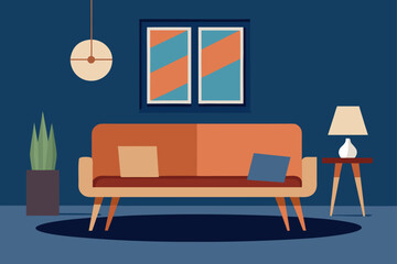 Living room interior art