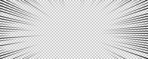 Black comic book transparent background