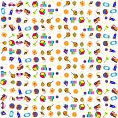 Children&rsquo;s Toy Pattern Illustration