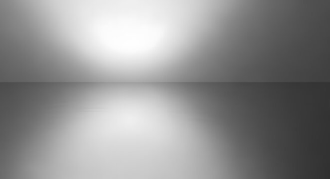 Gray gradient with reflection and subtle grid pattern