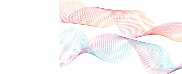 Abstract background with wavy lines for decoration presentation