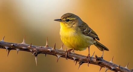 Obraz premium robin on a branch