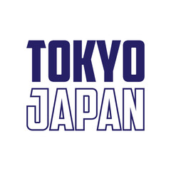 Tokyo japan retro style graphic t shirt design
