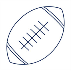 American football, a classic sports equipment