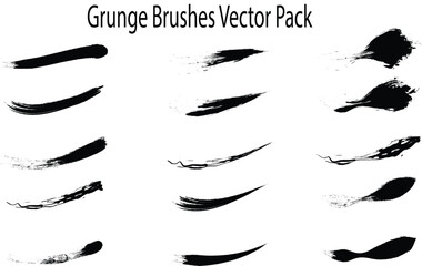 Grunge Brush Stroke Vector Pack
