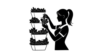 girl with a bouquet of flo Original namewers