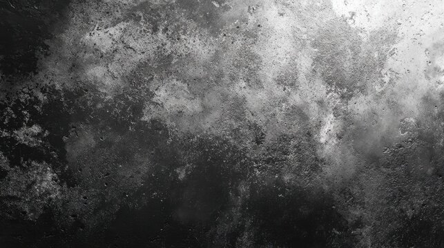 A dark textured surface reveals intricate patterns and subtle contrasts in grayscale tones. - Powered by Adobe