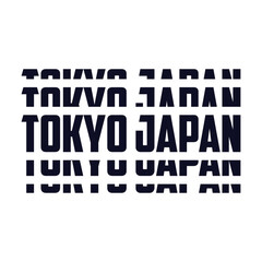 Tokyo japan retro style graphic t shirt design