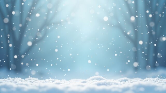 Snowfall, snowflakes background and 2d animation snowy
