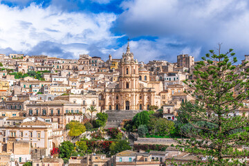 Obraz premium Modica, Sicily, Italy Cityscape 1503