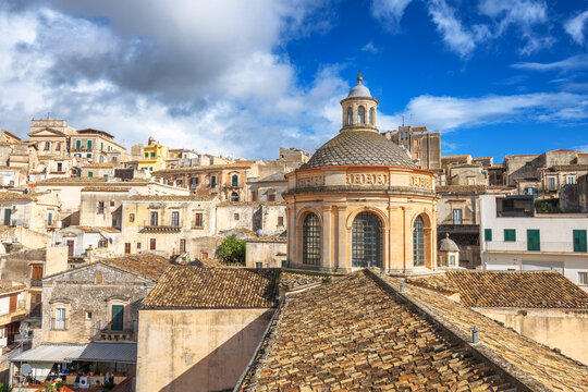 Modica, Sicily, Italy from the Cathedral of San Giorgio 1510