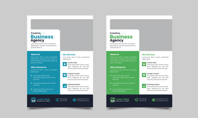 Corporate Agency Flyer Template - Business Marketing Design