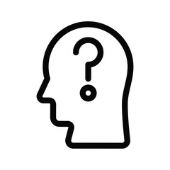 Mind inquiry icon