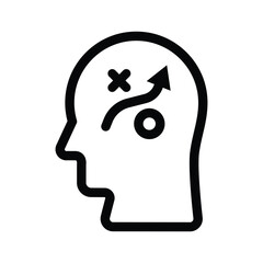 Mind planning icon