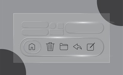 Minimalist Liquid Glass Effect for Web & App Design, Abstract Liquid Glass Effect Texture for Branding & UI