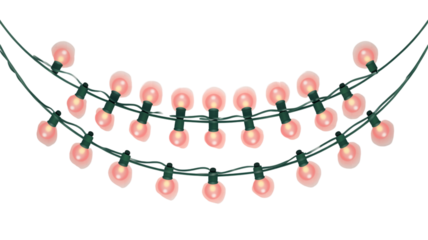 Festive string lights for holiday cheer, warm ambient glow, perfect for celebrations, parties, and cozy winter nights, add a touch of magic to your designs