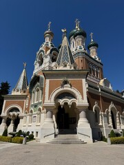 Fototapeta premium Russian church of Nice