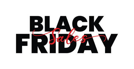 Black friday exclusive deal lettering hand drawn vector illustration modern calligraphy quote design for tshirt, card, banner, poster, mug, and other.