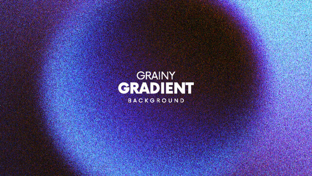 Deep blue violet circular gradient with dense grain texture created from thousands of individual dots. Impactful central void forming deep abstract concave space for futuristic design project. Vector