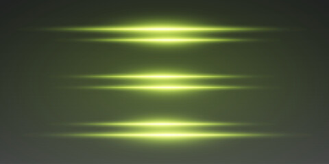 Neon green line flash effect. Vector illustration EPS10