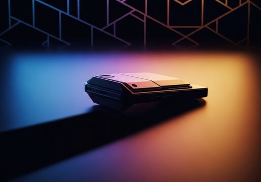 Digital Humanoid Figure on Spotlight Stage for Sale and Technology Promotion - Powered by Adobe