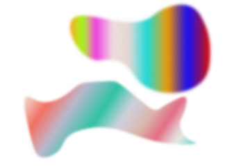 Abstract Vibrant Blurred Gradient Shapes