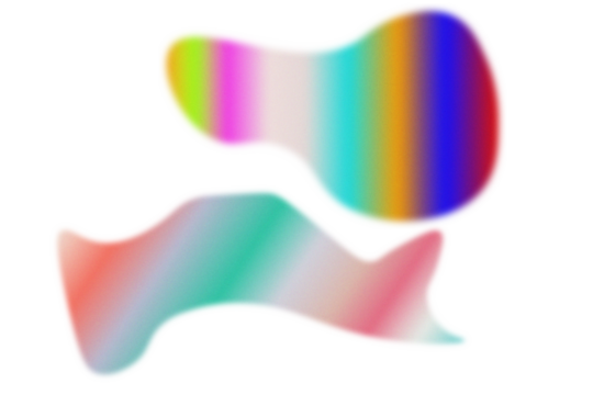 Abstract Vibrant Blurred Gradient Shapes