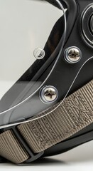 Close-up of a professional pruning shear with sharp blades and ergonomic handle, ideal for gardening tasks.