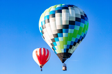Obraz premium par de globos aerostáticos 