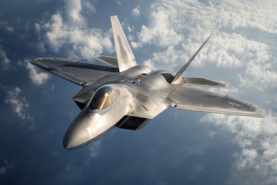 F22 Raptor: The Apex of Military Aviation Soaring Through the Sky with Precision and Power