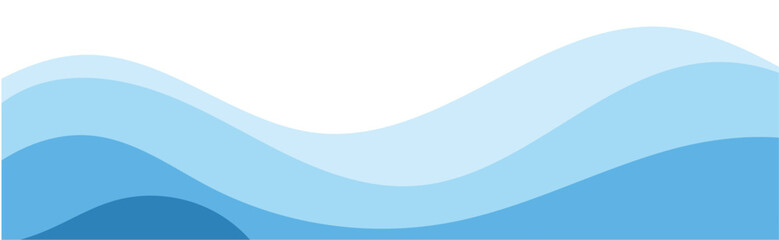 Abstract background of flowing blue waves and curves.